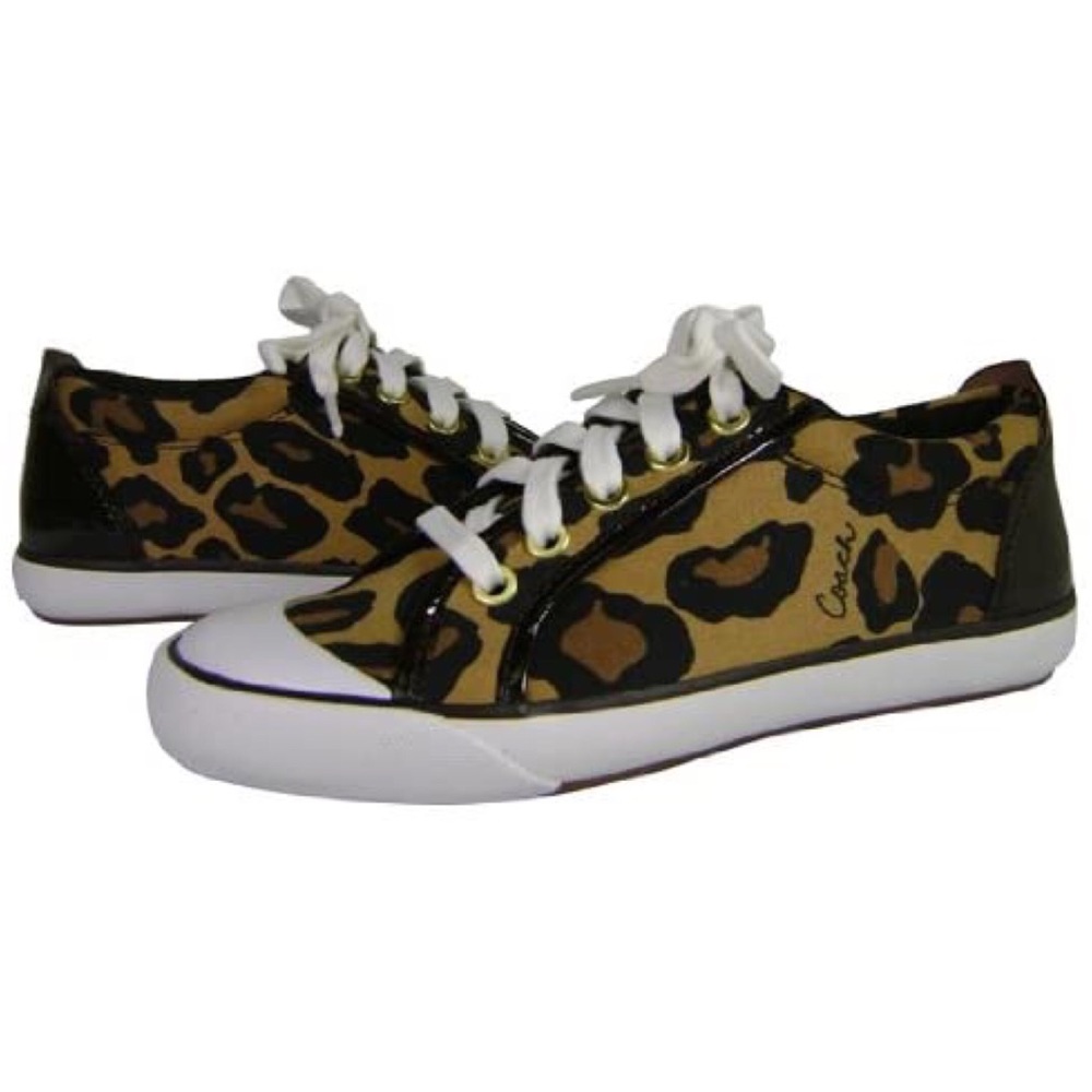 Coach Barrett Sneakers in Ocelot (Leopard) Print